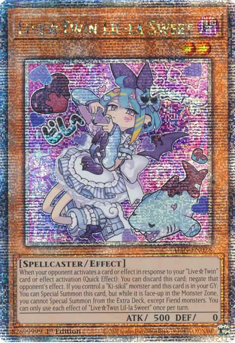 Live Twin Lil-la Sweet [ALIN-EN028] Quarter Century Secret Rare | Exor Games Bridgewater