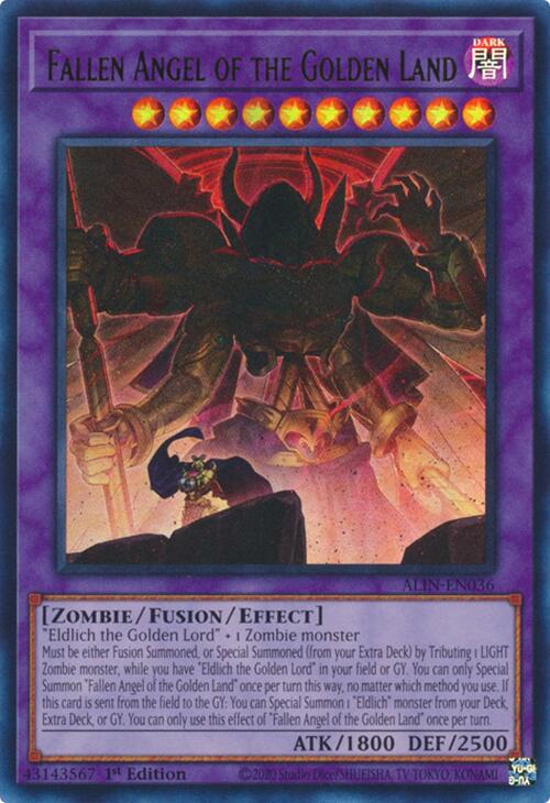 Fallen Angel of the Golden Land [ALIN-EN036] Ultra Rare | Exor Games Bridgewater