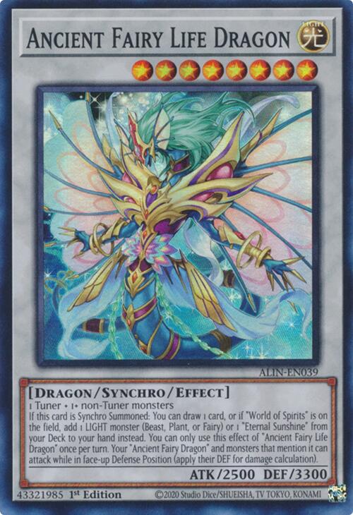 Ancient Fairy Life Dragon [ALIN-EN039] Super Rare | Exor Games Bridgewater