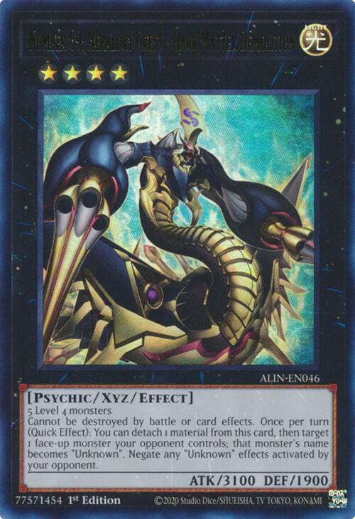 Number 69: Heraldry Crest - Dark Matter Demolition [ALIN-EN046] Ultra Rare | Exor Games Bridgewater