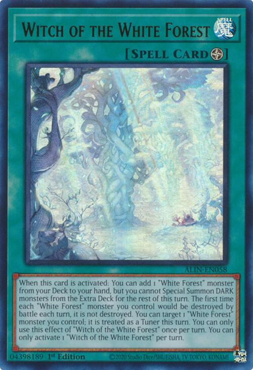 Witch of the White Forest [ALIN-EN058] Ultra Rare | Exor Games Bridgewater