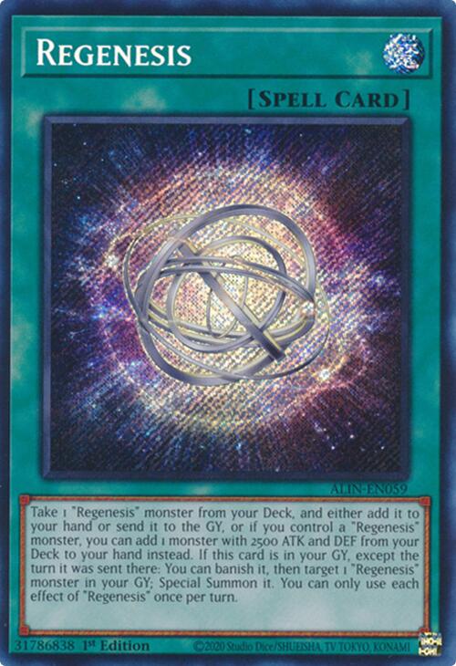 Regenesis [ALIN-EN059] Secret Rare | Exor Games Bridgewater