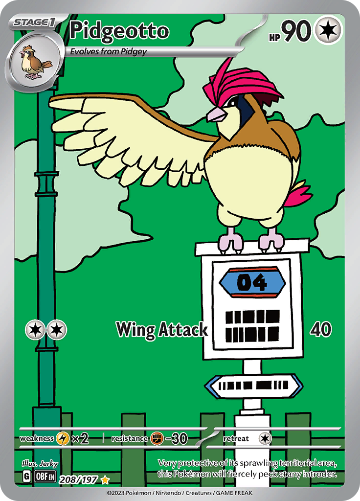 Pidgeotto (208/197) [Scarlet & Violet: Obsidian Flames] | Exor Games Bridgewater