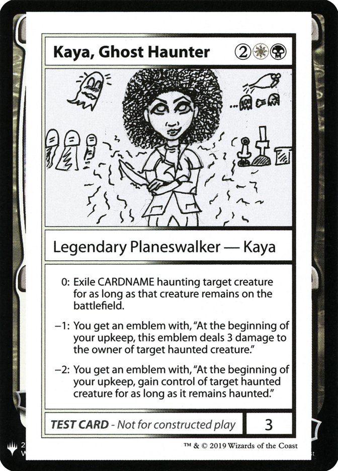 Kaya, Ghost Haunter [Mystery Booster Playtest Cards] | Exor Games Bridgewater