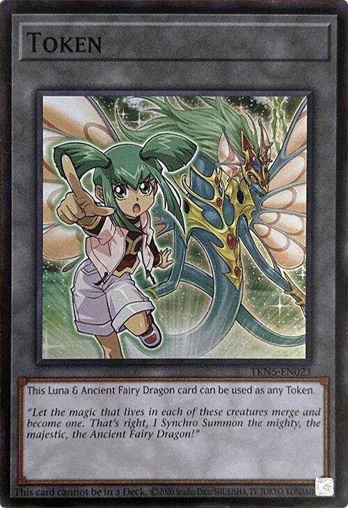 Token (Luna & Ancient Fairy Dragon) [TKN5-EN023] Super Rare | Exor Games Bridgewater
