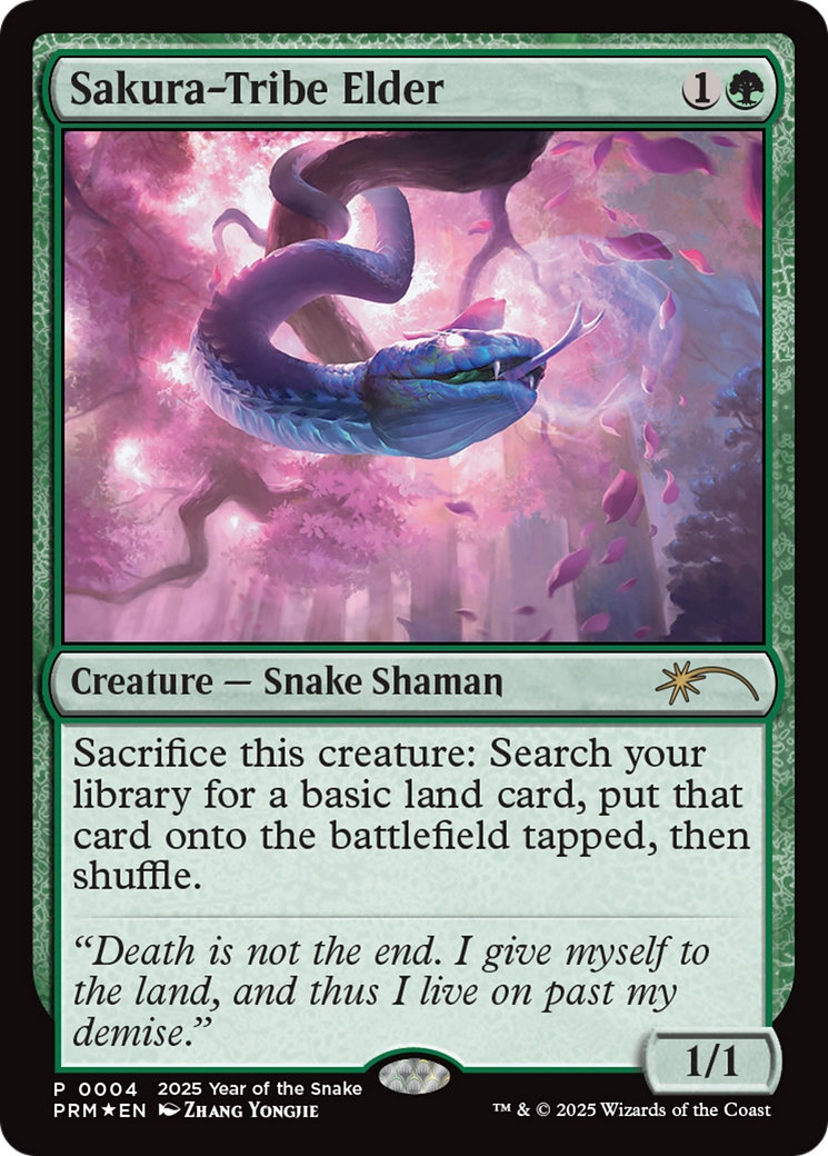 Sakura-Tribe Elder (Year of the Snake 2025) [Standard Showdown Promos] | Exor Games Bridgewater