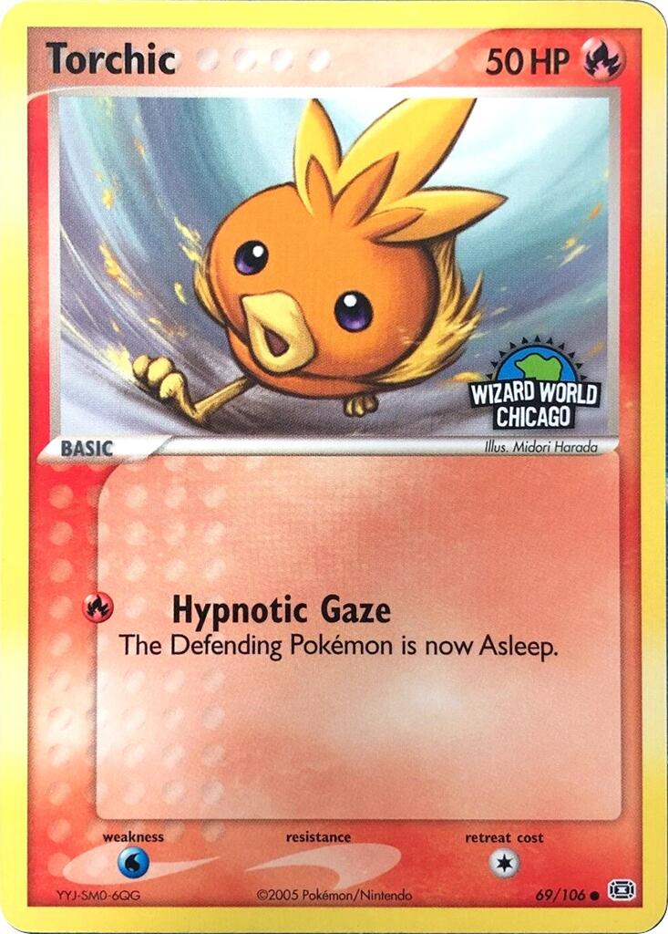 Torchic (69/106) (Wizard World Chicago) [Miscellaneous Cards] | Exor Games Bridgewater