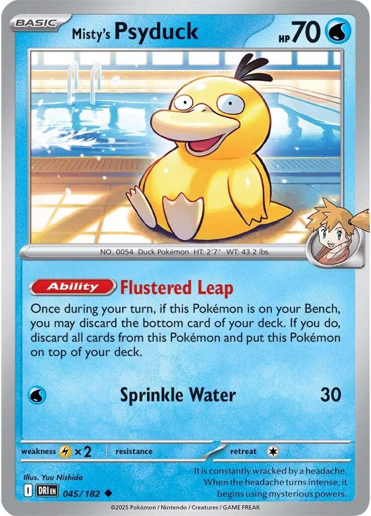 Misty's Psyduck (045/182) [Scarlet & Violet: Destined Rivals] | Exor Games Bridgewater