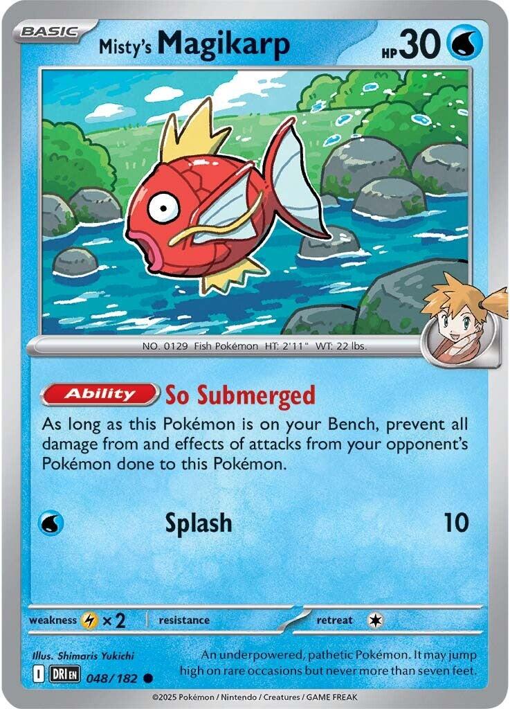 Misty's Magikarp (048/182) [Scarlet & Violet: Destined Rivals] | Exor Games Bridgewater