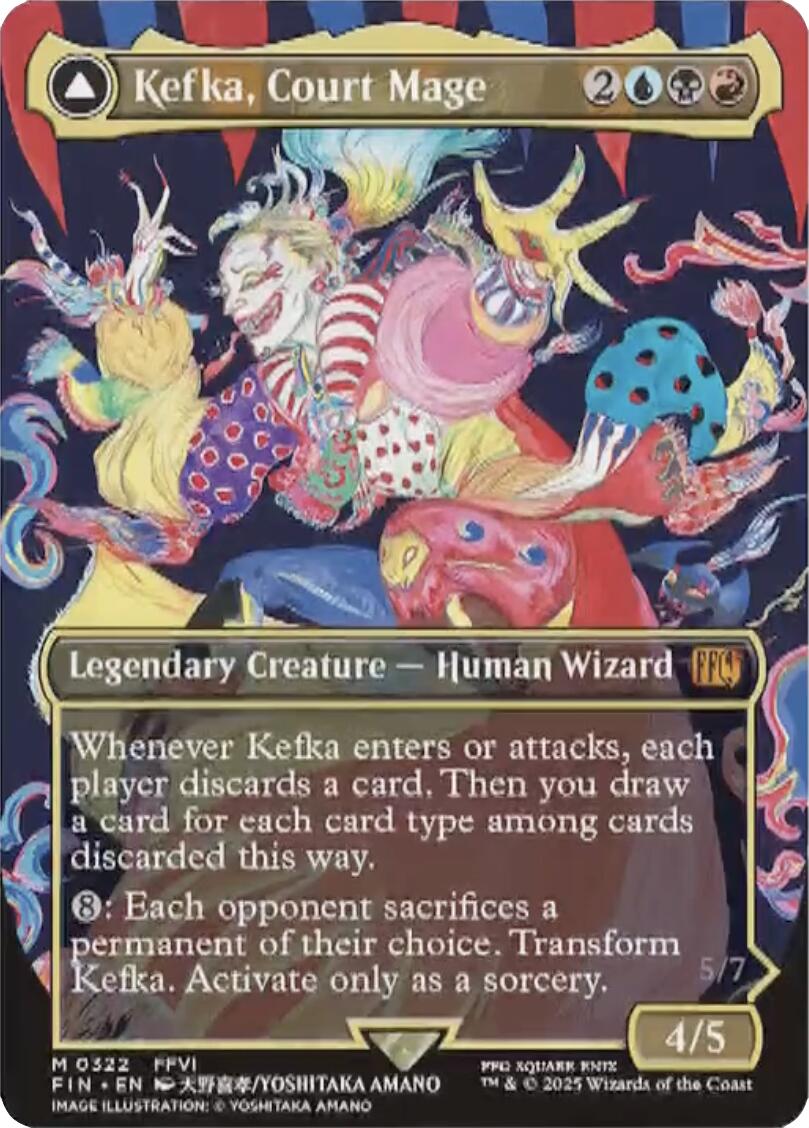 Kefka, Court Mage // Kefka, Ruler of Ruin (Borderless) (0322) [FINAL FANTASY] | Exor Games Bridgewater