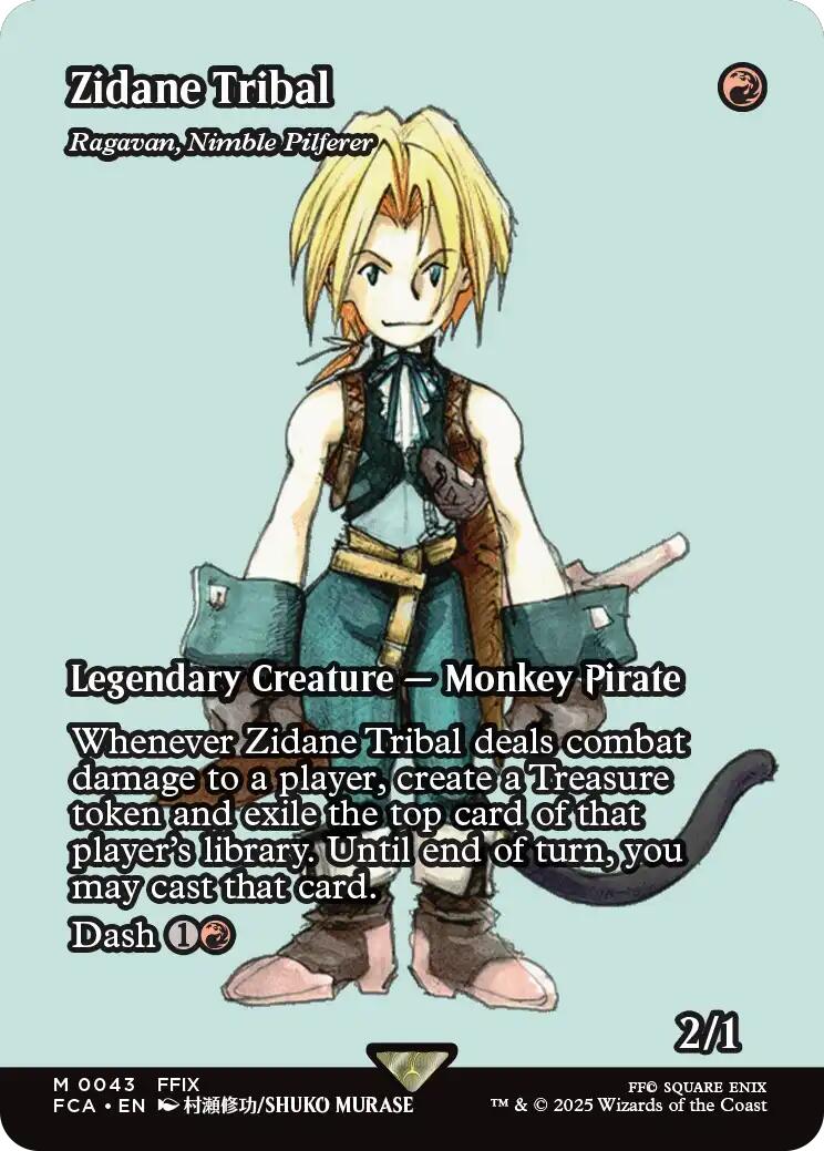 Zidane Tribal - Ragavan, Nimble Pilferer (Showcase) [FINAL FANTASY : Through the Ages] | Exor Games Bridgewater