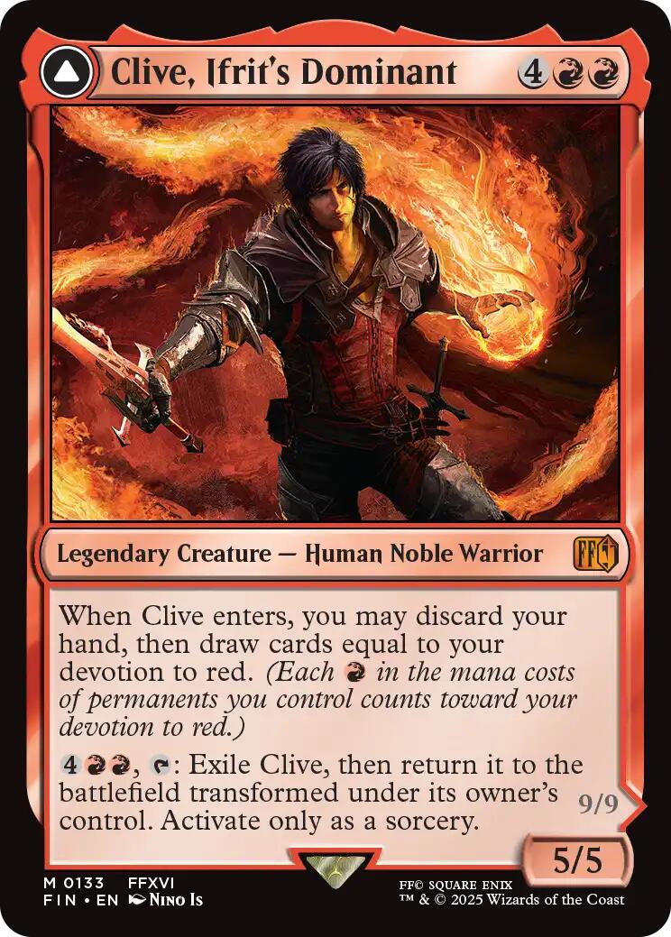 Clive, Ifrit's Dominant // Ifrit, Warden of Inferno [FINAL FANTASY] | Exor Games Bridgewater