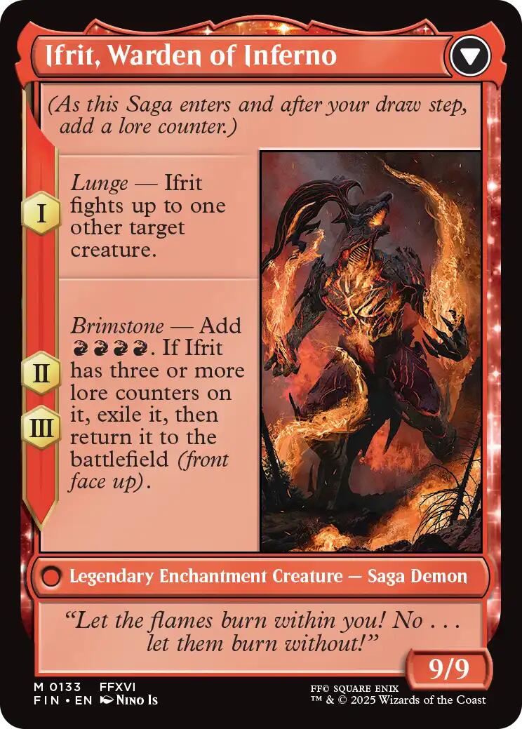 Clive, Ifrit's Dominant // Ifrit, Warden of Inferno [FINAL FANTASY] | Exor Games Bridgewater