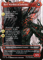 Clive, Ifrit's Dominant // Ifrit, Warden of Inferno (Borderless) (0318) [FINAL FANTASY] | Exor Games Bridgewater