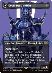 Cecil, Dark Knight // Cecil, Redeemed Paladin (Borderless) (Surge Foil) [FINAL FANTASY] | Exor Games Bridgewater