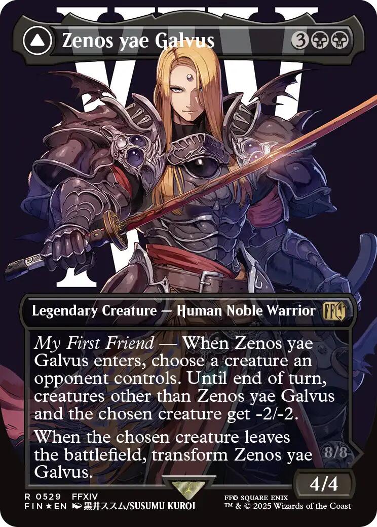 Zenos yae Galvus // Shinryu, Transcendent Rival (Borderless) (Surge Foil) [FINAL FANTASY] | Exor Games Bridgewater