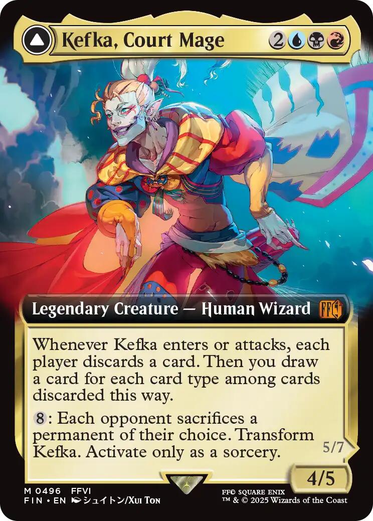 Kefka, Court Mage // Kefka, Ruler of Ruin (Extended Art) [FINAL FANTASY] | Exor Games Bridgewater