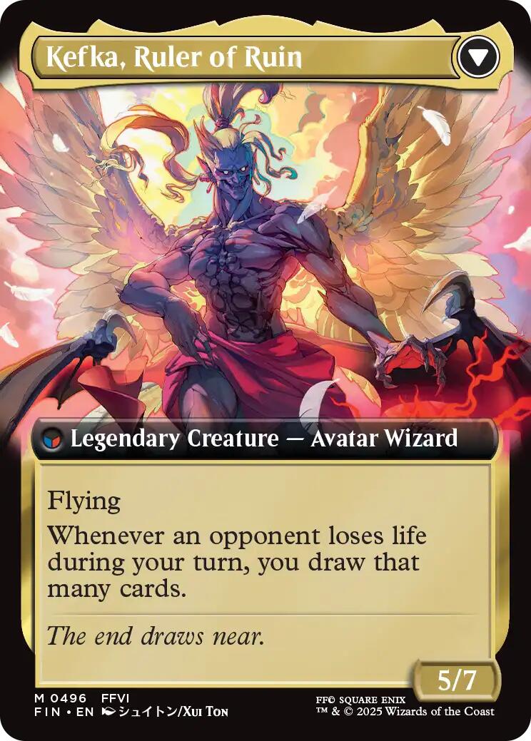 Kefka, Court Mage // Kefka, Ruler of Ruin (Extended Art) [FINAL FANTASY] | Exor Games Bridgewater
