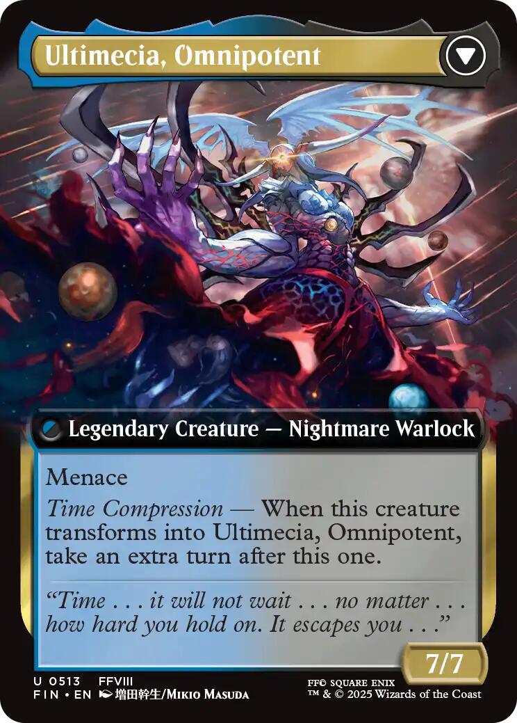 Ultimecia, Time Sorceress // Ultimecia, Omnipotent (Extended Art) [FINAL FANTASY] | Exor Games Bridgewater