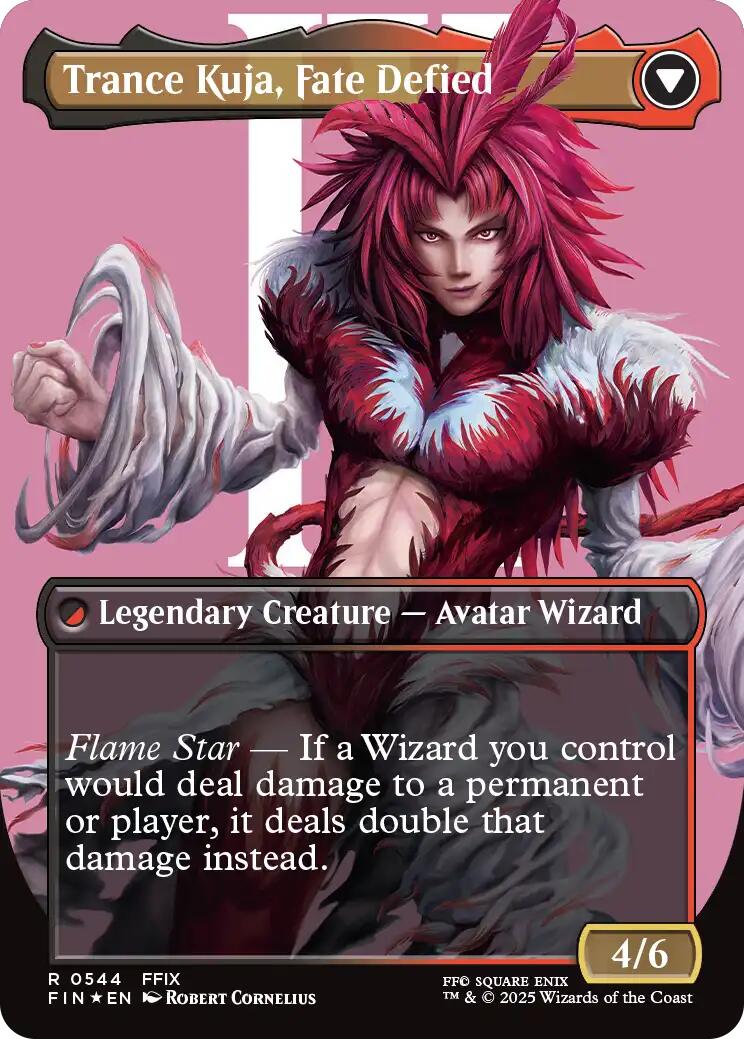 Kuja, Genome Sorcerer // Trance Kuja, Fate Defied (Borderless) (Surge Foil) [FINAL FANTASY] | Exor Games Bridgewater