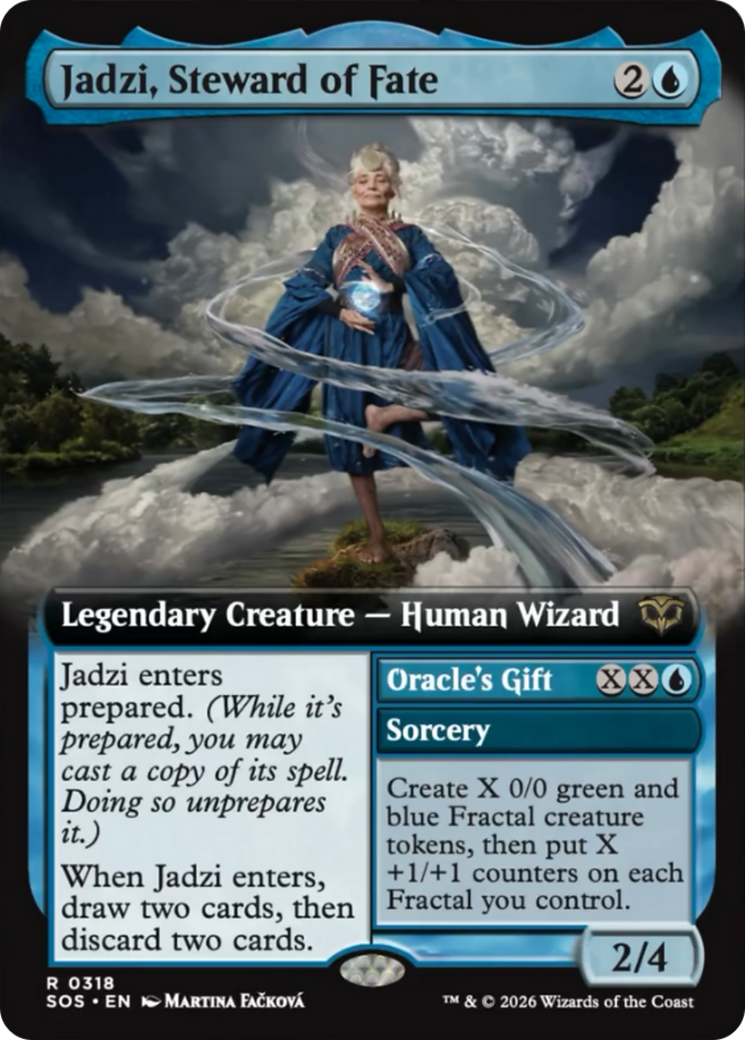 Jadzi, Steward of Fate (Extended Art) [Secrets of Strixhaven] | Exor Games Bridgewater