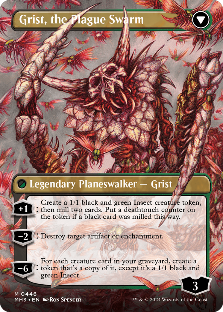 Grist, Voracious Larva // Grist, the Plague Swarm (Borderless) [Modern Horizons 3] | Exor Games Bridgewater