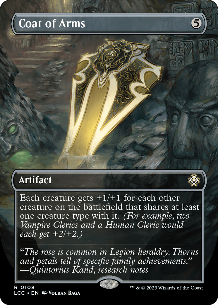 Coat of Arms (Borderless) [The Lost Caverns of Ixalan Commander] | Exor Games Bridgewater