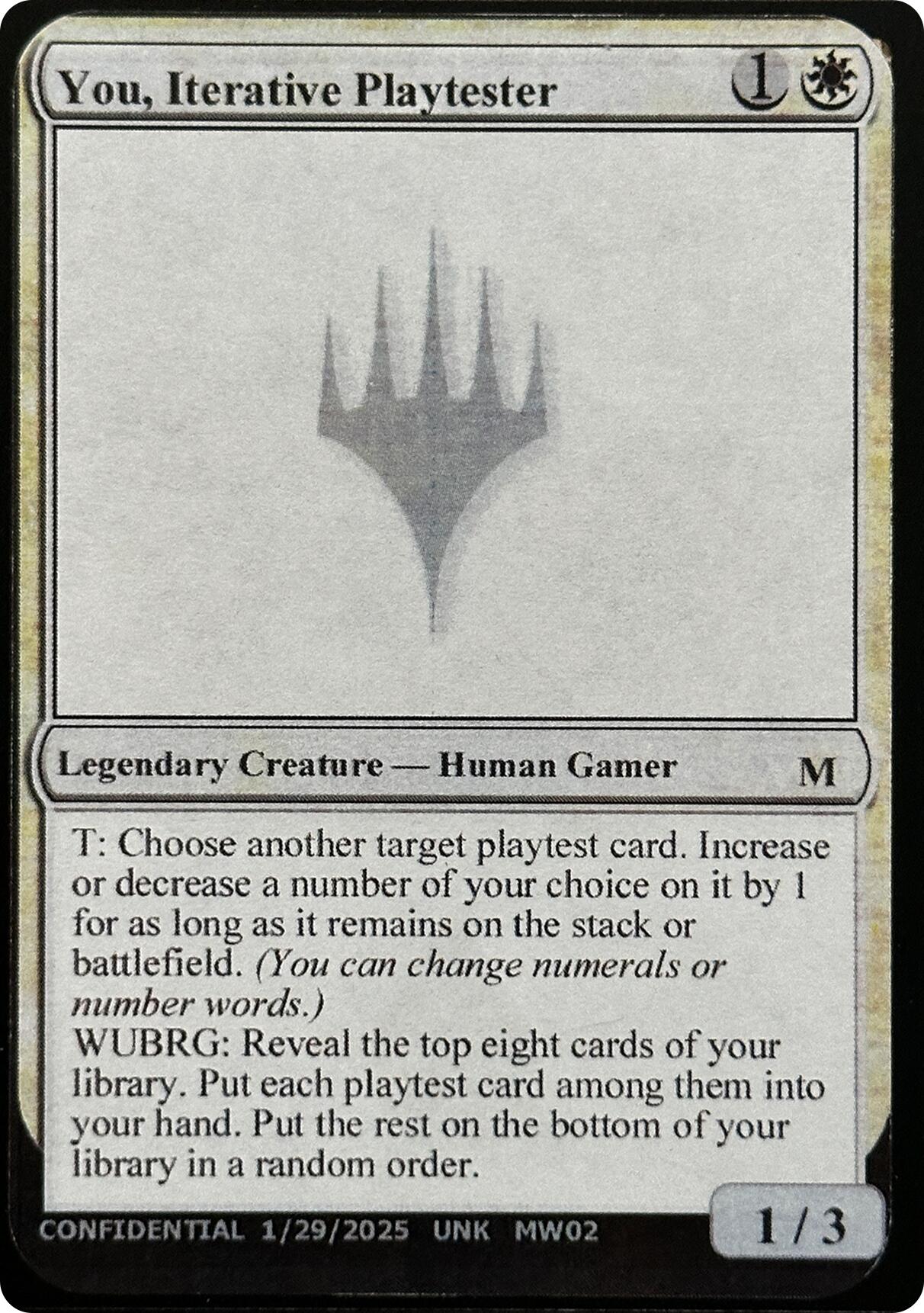 You, Iterative Playtester [Unknown Event] | Exor Games Bridgewater