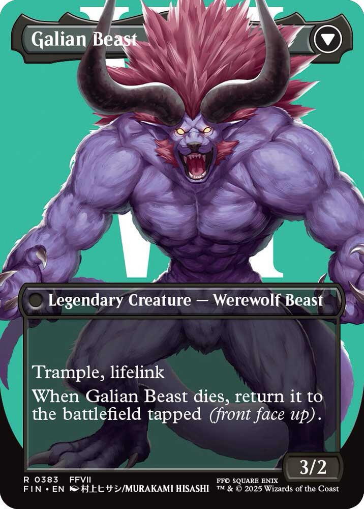 Vincent Valentine // Galian Beast (Borderless) [FINAL FANTASY] | Exor Games Bridgewater