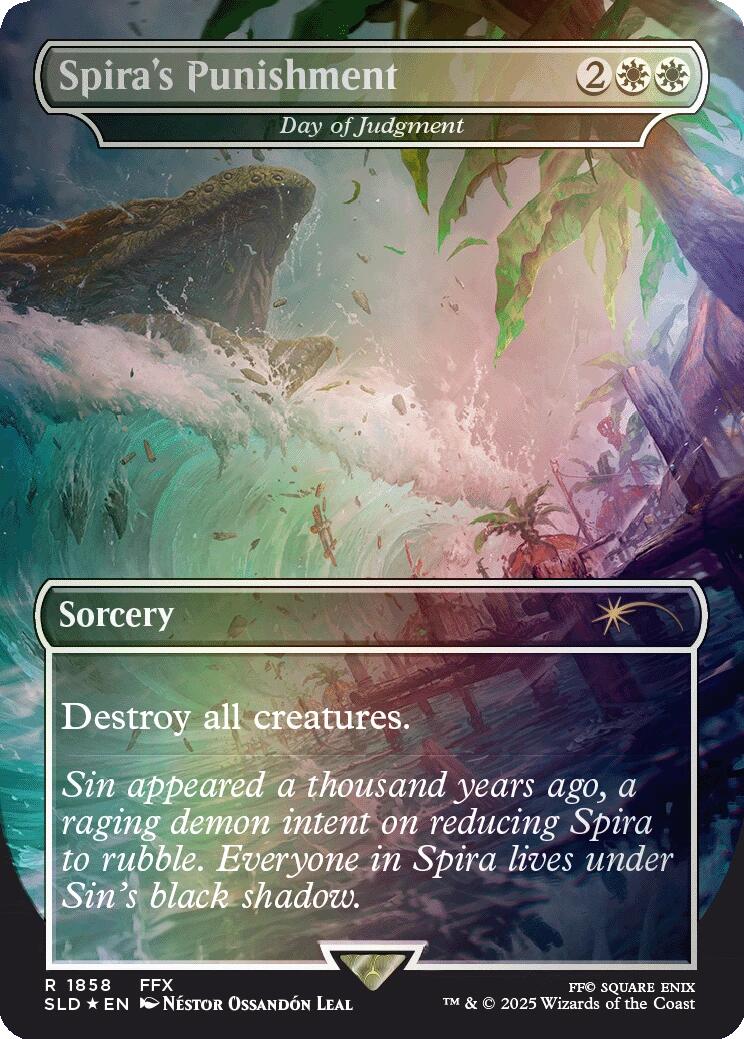 Spira's Punishment - Day of Judgment (Rainbow Foil) [Secret Lair Drop Series] | Exor Games Bridgewater