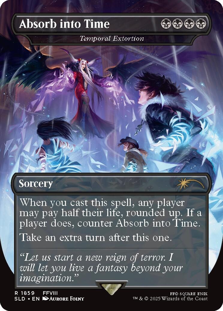 Absorb into Time - Temporal Extortion [Secret Lair Drop Series] | Exor Games Bridgewater