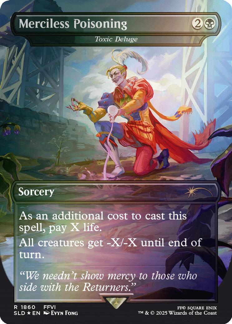 Merciless Poisoning - Toxic Deluge (Rainbow Foil) [Secret Lair Drop Series] | Exor Games Bridgewater