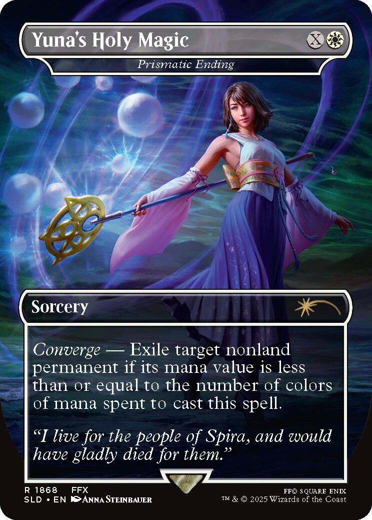 Yuna's Holy Magic - Prismatic Ending [Secret Lair Drop Series] | Exor Games Bridgewater