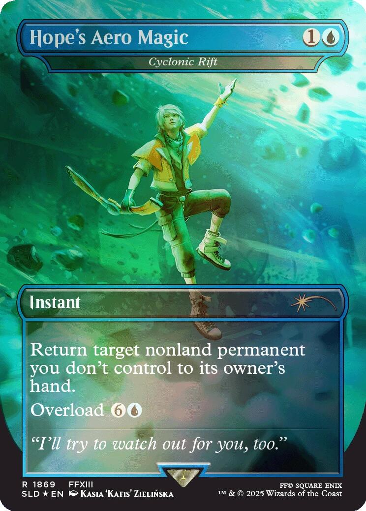 Hope's Aero Magic - Cyclonic Rift (Rainbow Foil) [Secret Lair Drop Series] | Exor Games Bridgewater