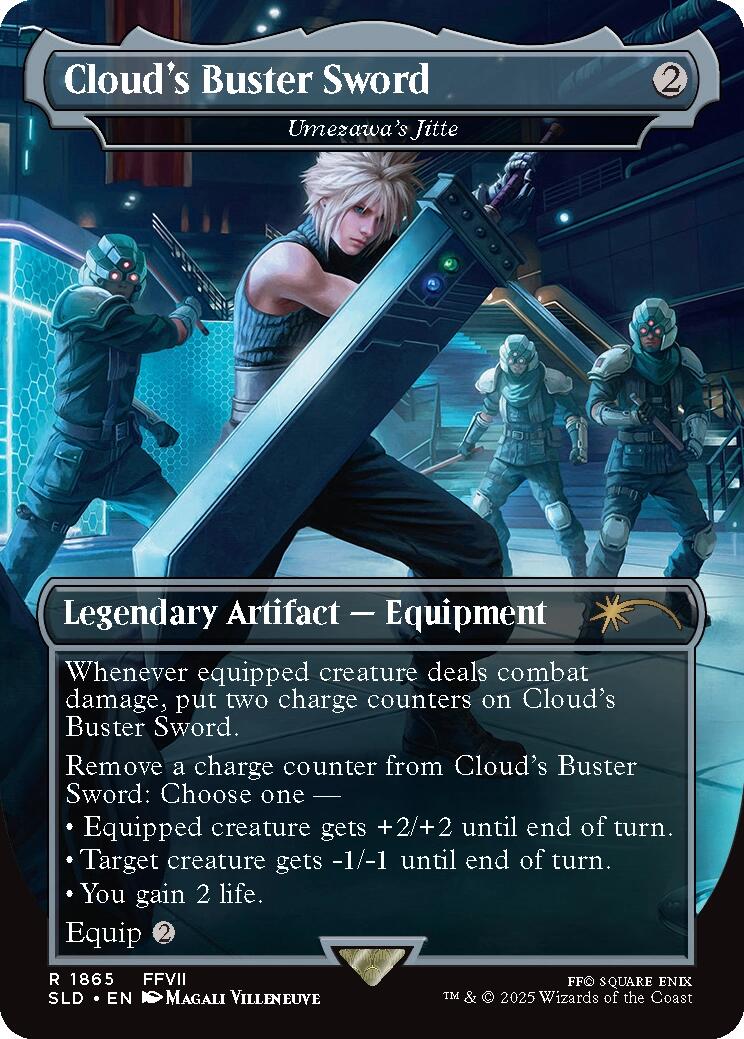 Cloud's Buster Sword - Umezawa's Jitte [Secret Lair Drop Series] | Exor Games Bridgewater
