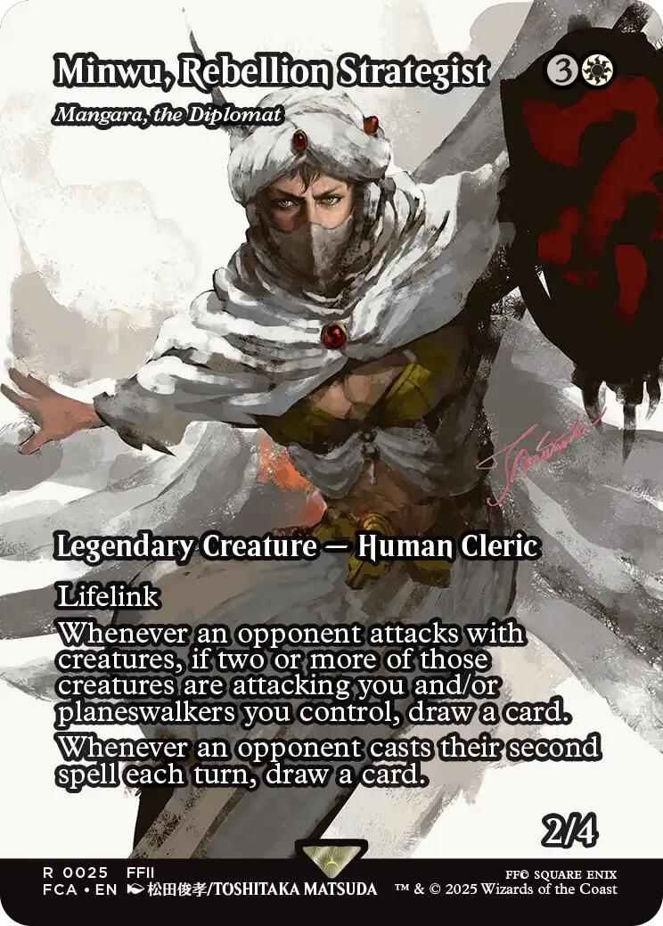 Minwu, Rebellion Strategist - Mangara, the Diplomat (Showcase) [FINAL FANTASY : Through the Ages] | Exor Games Bridgewater