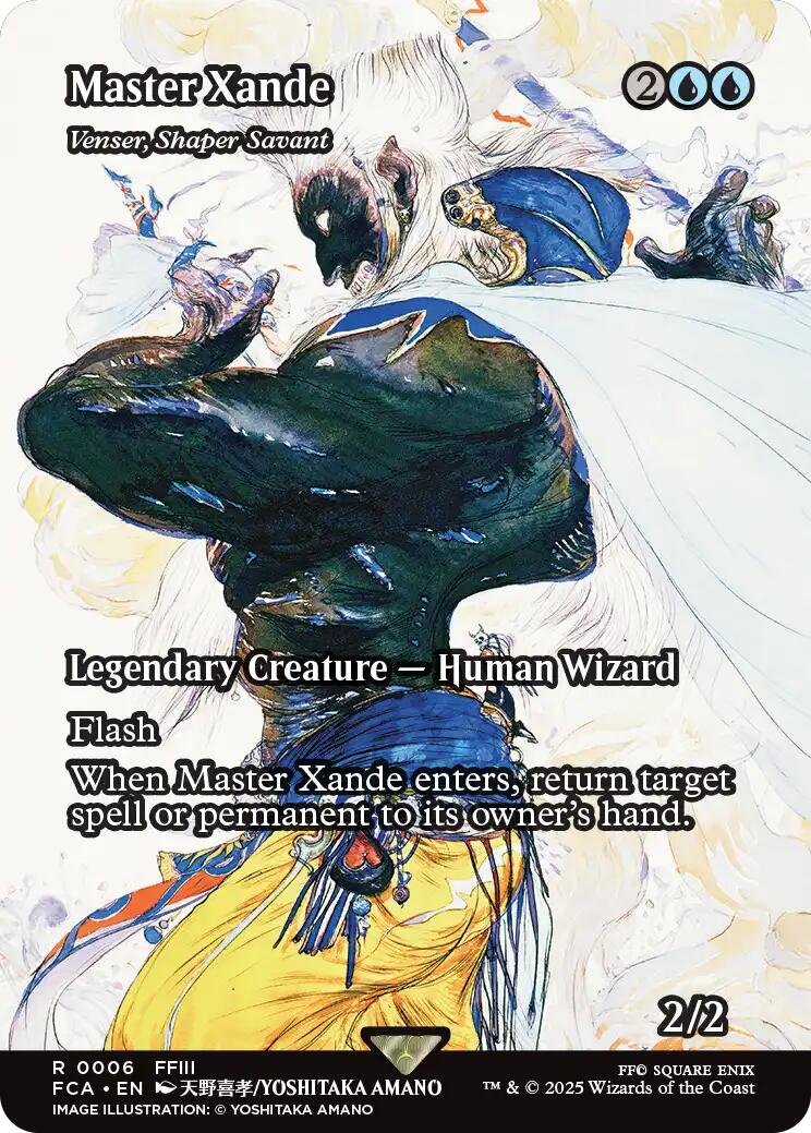 Master Xande - Venser, Shaper Savant (Showcase) [FINAL FANTASY : Through the Ages] | Exor Games Bridgewater