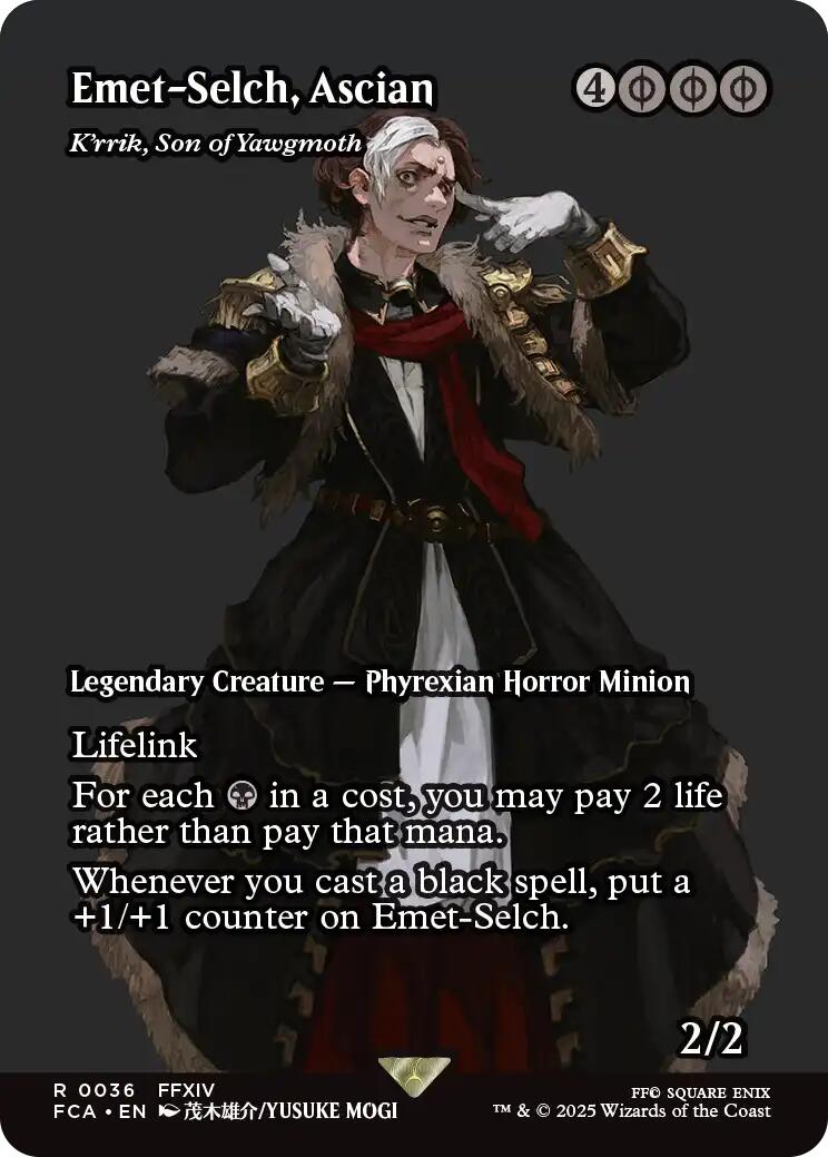 Emet-Selch, Ascian - K'rrik, Son of Yawgmoth (Showcase) [FINAL FANTASY : Through the Ages] | Exor Games Bridgewater