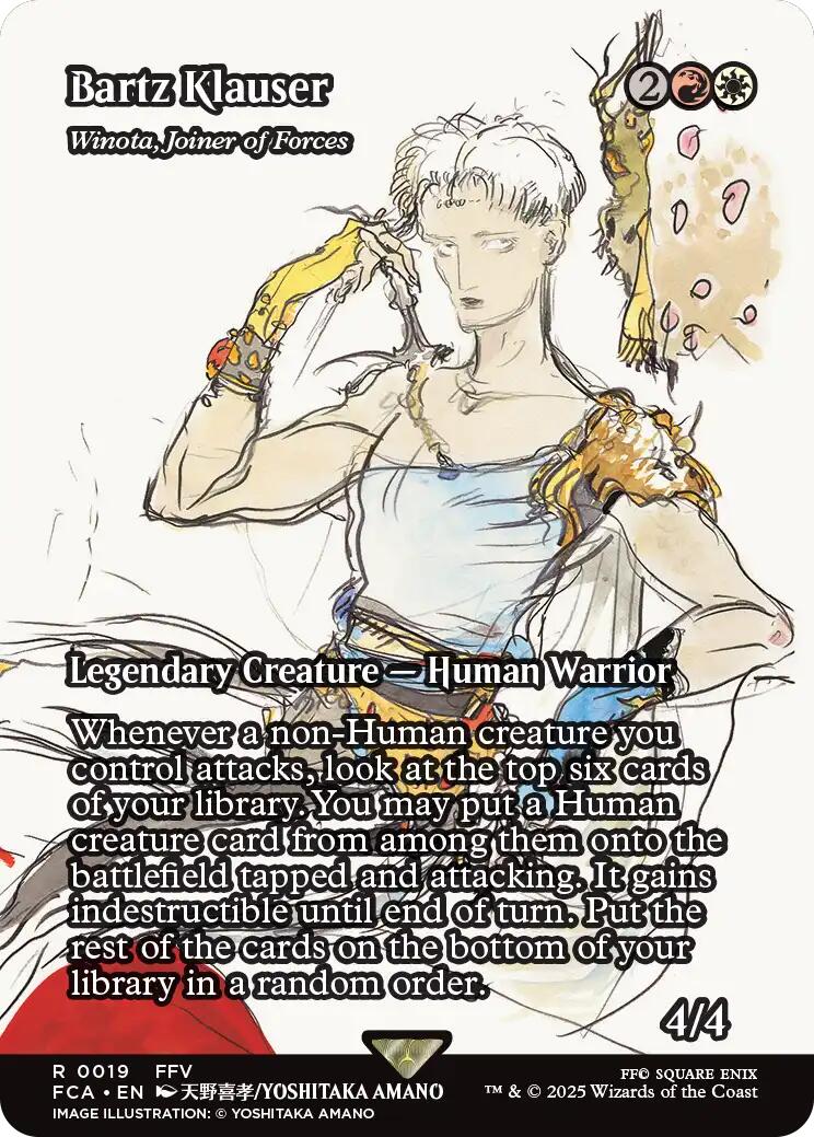 Bartz Klauser - Winota, Joiner of Forces (Showcase) [FINAL FANTASY : Through the Ages] | Exor Games Bridgewater