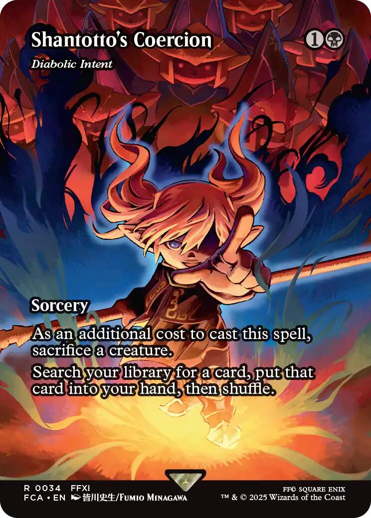 Shantotto's Coercion - Diabolic Intent (Showcase) [FINAL FANTASY : Through the Ages] | Exor Games Bridgewater