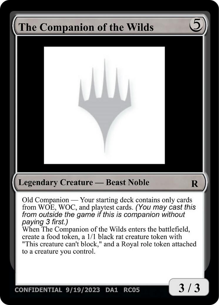 The Companion of the Wilds [Unknown Event] | Exor Games Bridgewater