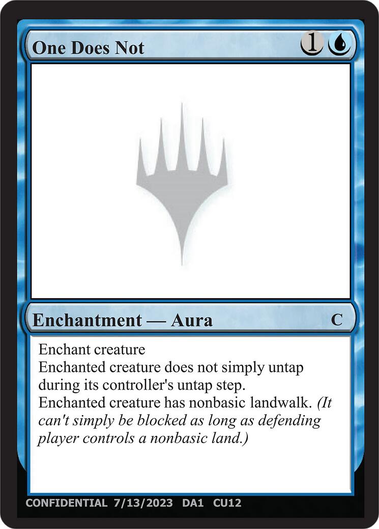 One Does Not [Unknown Event] | Exor Games Bridgewater