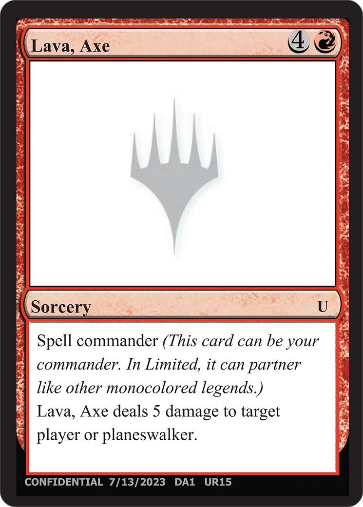 Lava, Axe [Mystery Booster] | Exor Games Bridgewater