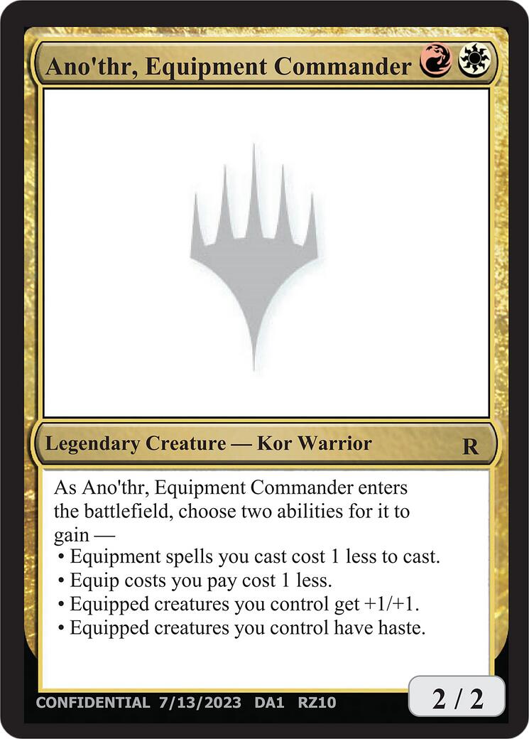 Ano'thr, Equipment Commander [Mystery Booster] | Exor Games Bridgewater