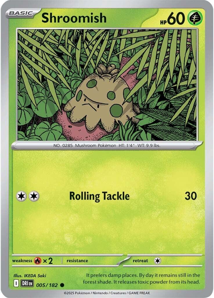Shroomish (005/182) [Scarlet & Violet: Destined Rivals] | Exor Games Bridgewater