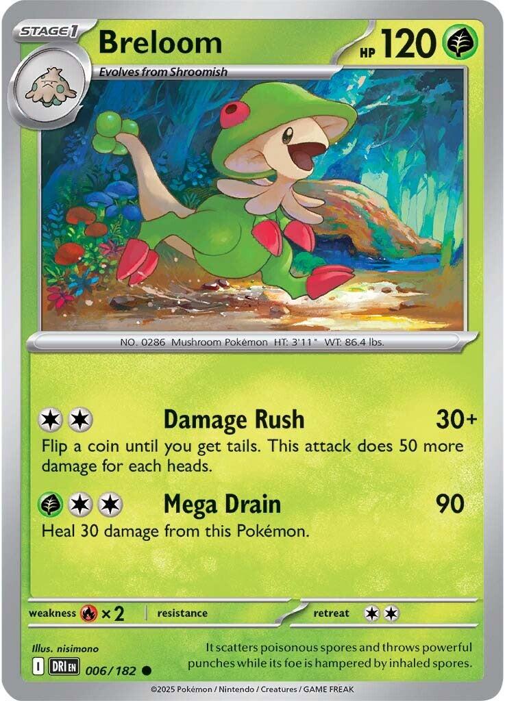Breloom (006/182) [Scarlet & Violet: Destined Rivals] | Exor Games Bridgewater