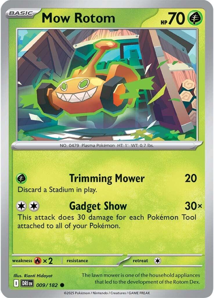 Mow Rotom (009/182) [Scarlet & Violet: Destined Rivals] | Exor Games Bridgewater
