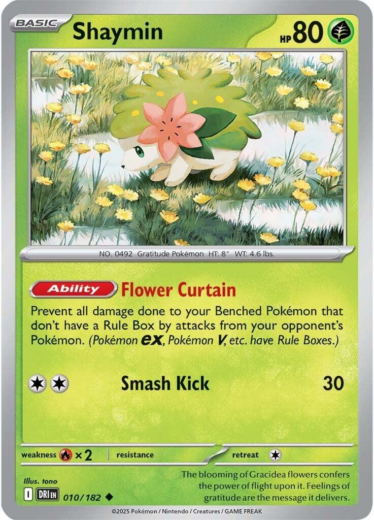 Shaymin (010/182) [Scarlet & Violet: Destined Rivals] | Exor Games Bridgewater