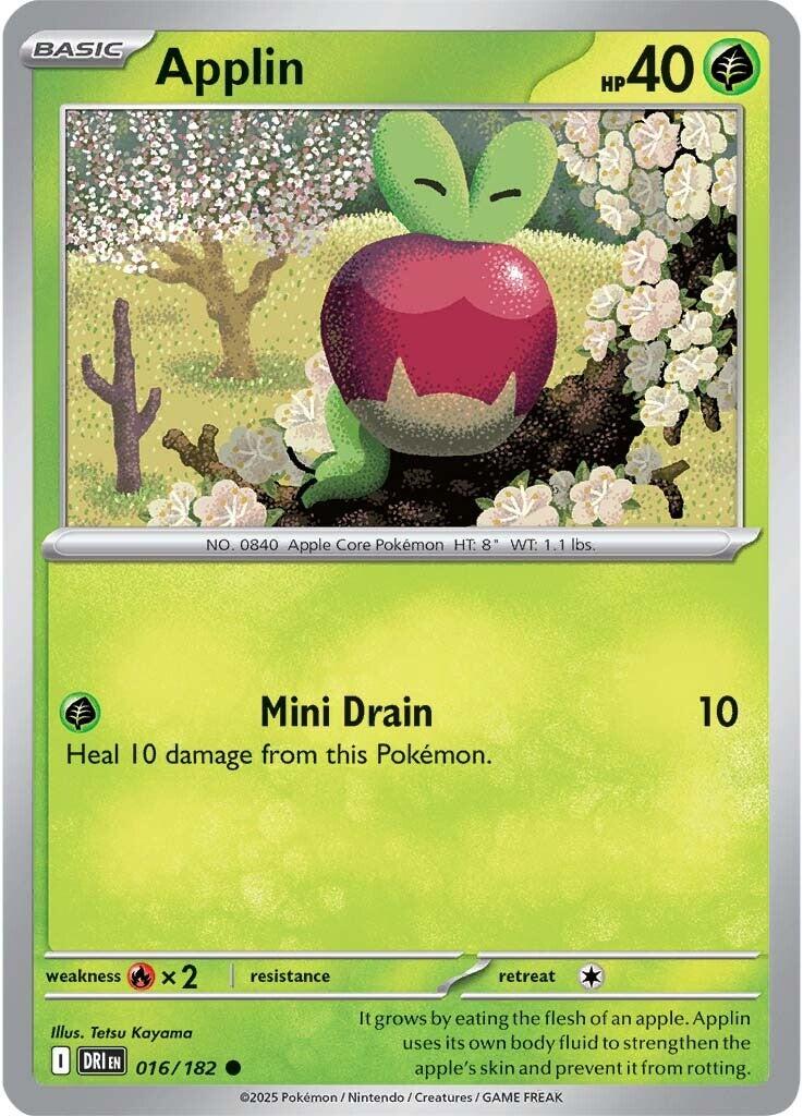 Applin (016/182) [Scarlet & Violet: Destined Rivals] | Exor Games Bridgewater