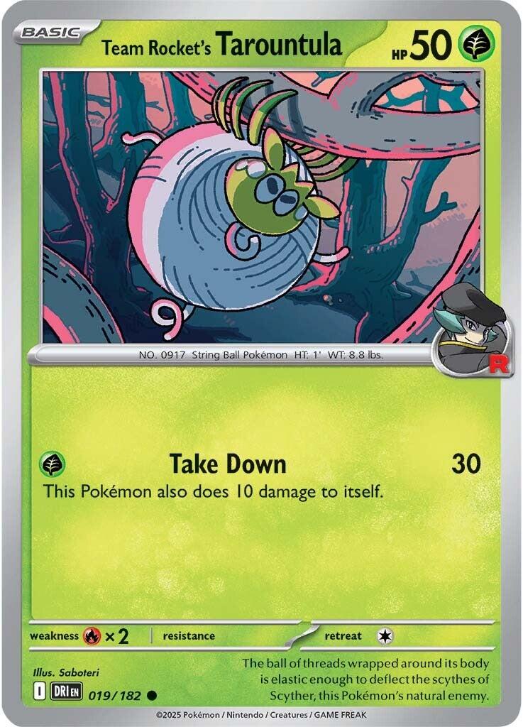 Team Rocket's Tarountula (019/182) [Scarlet & Violet: Destined Rivals] | Exor Games Bridgewater
